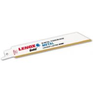 Lenox Tools LENOX Tools 21227B6118GR Gold Power Arc Reciprocating Saw Blade, For Medium Metal Cutting, 6-inch, 18 TPI, 25-Pack