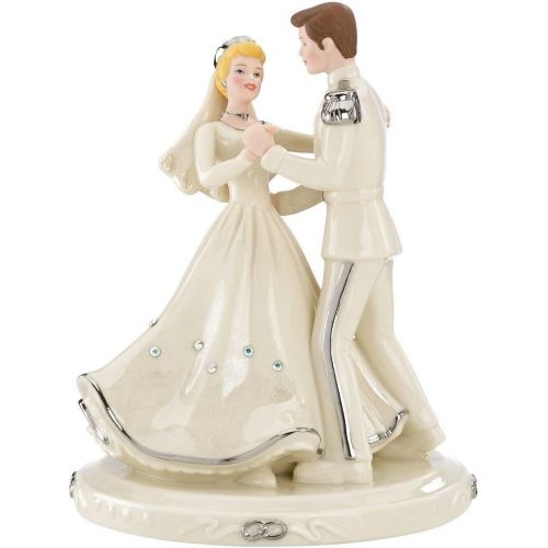레녹스 Lenox Disney Cinderella & Prince Love Cake Topper Figurine
