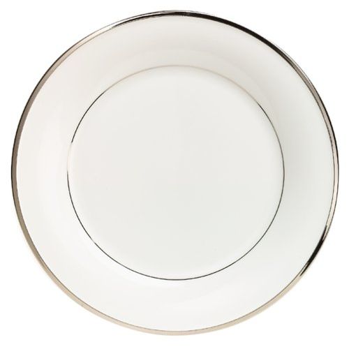 레녹스 Lenox Solitaire White Platinum-Banded 5-Piece Place Setting, Service for 1