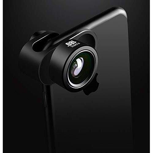  Lens LENS Mobile Phone Wide Angle Macro Fish Eye Telephoto 4 in 1 Distortion-Free Mobile Phone External for iPhone, Samsung, LG HTC and Other Smartphone