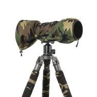 LensCoat RainCoat RS for Camera and Lens Cover sleeve protection, Large (Forest Green Camo) LCRSLFG