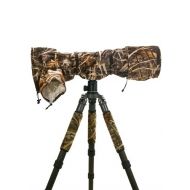 LensCoat RainCoat Pro (Realtree Max4 HD) camera lens rain sleeve cover camouflage protection LCRCPM4
