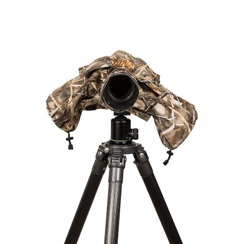  LensCoat Raincoat 2 Standard (Realtree Max 4) Camouflage Cover Sleeve Protection for Camera and Lens LCRC2SM4