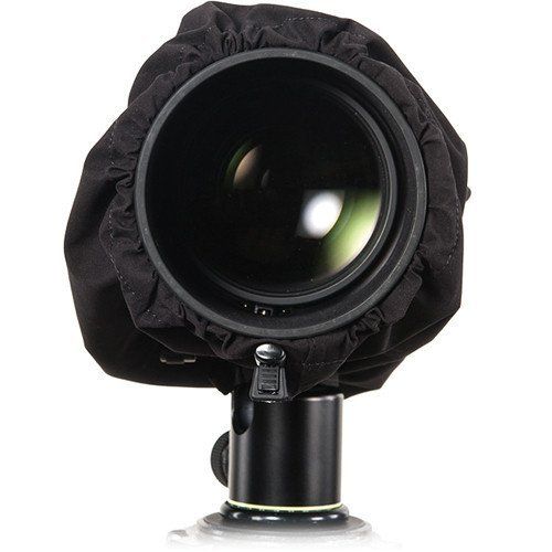  LensCoat RainCoat RS Rain Cover sleeve protection for Camera and Lens, Medium (Black) LCRSMBK