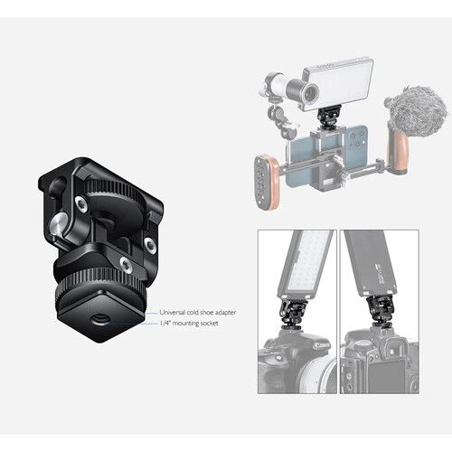  Leofoto FA-17 Swivel Head for Camera Hot Shoe 1/4