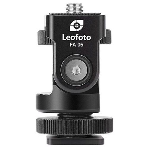  Leofoto FA-06 Hot Shoe Tilt Head Adapter with Friction Control