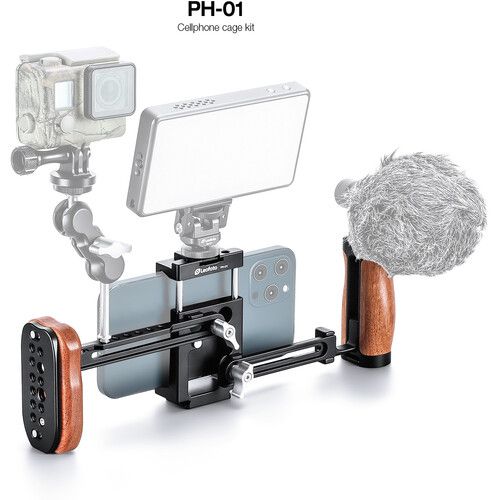  Leofoto PH-01 Mobile Video Kit with Wood Handles