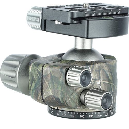  Leofoto LH-40 Low Profile Ball Head with Quick Release Plate (Camo)