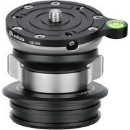 Leofoto LB-75S Leveling Base with Butterfly Handle with 75mm Plate and 70mm System Base Mount