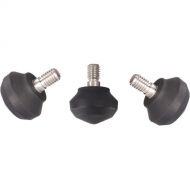 Leofoto 34mm Rubber Feet for Leofoto Tripod (3-Pieces)