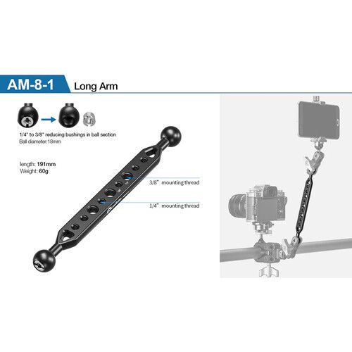  Leofoto Professional Magic Arm (Long, 7.5