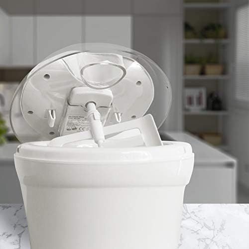  [아마존베스트]Leogreen Electric Ice Cream Maker 1.4 L Ice Cream Maker for Ice Cream, Sorbet and Yogurt, BPA Free, Easy to Use, Made in 15-30 Minutes