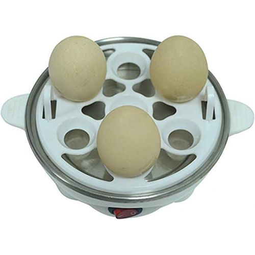  [아마존베스트]Leoyee Egg Cooker Electric Egg Poacher Egg Steamer Boiled Poached Rapid Egg Cooker with Automatic Shut Off, Soft, Medium, Hard-Boiled Egg Cooker - 7 Eggs Capacity with Water Measur