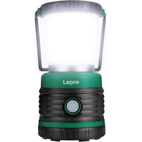  Lepro Lantern Camping Lantern, Battery Powered LED with 1500LM, 4 Light Modes, Waterproof Tent Light, Lantern Flashlight for Hurricane, Emergency Light, Survival Kit, Storms, Outag