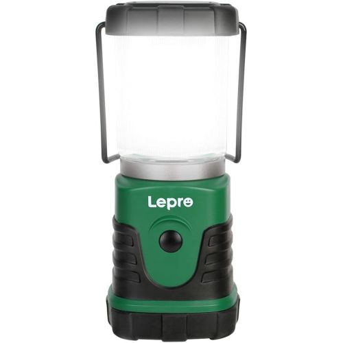  Lepro LED Camping Lantern, Mini Camping Lantern, 350LM, 4 Light Modes, 3 AA Battery Powered Lantern Flashlight for Home, Garden, Hiking, Camping, Battery Not Included