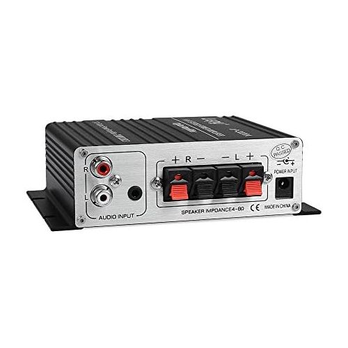  [아마존베스트]Lepy LP-2020A Class-D Hi-Fi Digital Amplifier with Power Supply Black