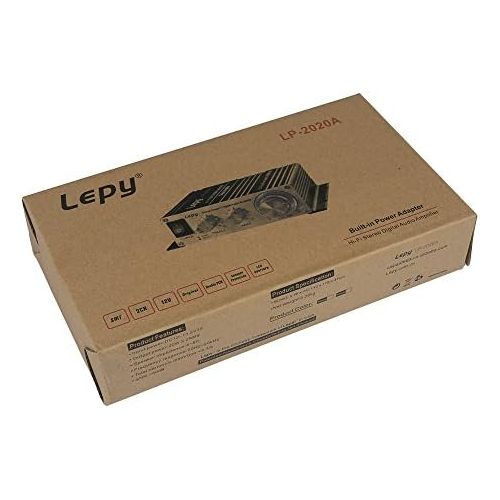  [아마존베스트]Lepy LP-2020A Class-D Hi-Fi Digital Amplifier with Power Supply Black