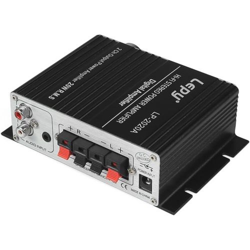  [아마존베스트]Lepy LP-2020A Class-D Hi-Fi Digital Amplifier with Power Supply Black