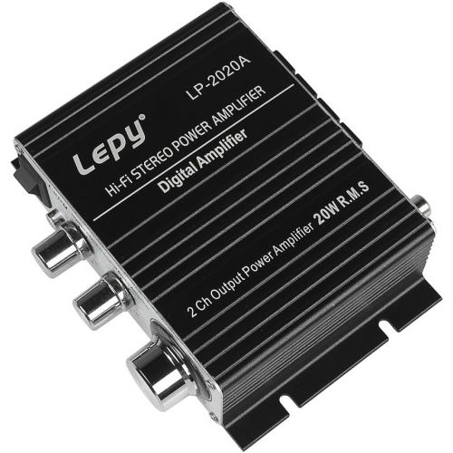  Lepy LP-2020A Class-D Hi-Fi Digital Amplifier with Power Supply Black