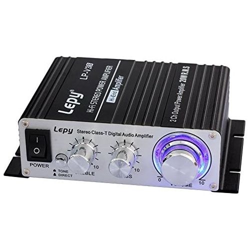  [아마존베스트]-Service-Informationen LEPY LP-VS3 25Wx2 Amplifier + HiFi Delayed Protection Compatible with Computer, iPods, Mobile Phones or MP3 Players DAC etc.