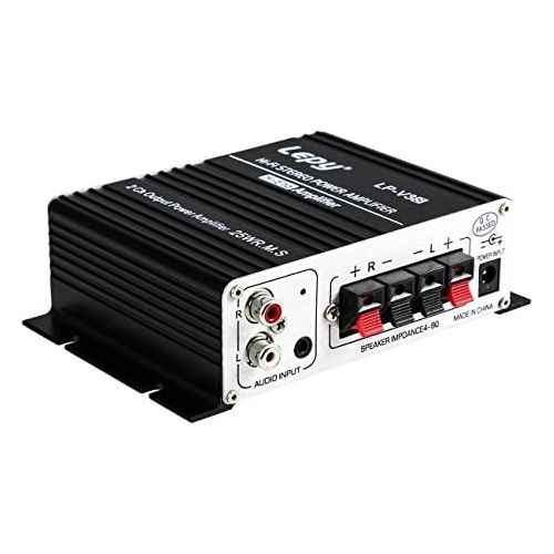  [아마존베스트]-Service-Informationen LEPY LP-VS3 25Wx2 Amplifier + HiFi Delayed Protection Compatible with Computer, iPods, Mobile Phones or MP3 Players DAC etc.