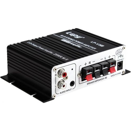  [아마존베스트]-Service-Informationen LEPY LP-VS3 25Wx2 Amplifier + HiFi Delayed Protection Compatible with Computer, iPods, Mobile Phones or MP3 Players DAC etc.