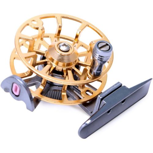  [아마존베스트]Lergo Full Metal Former Ice of Fishing Ultra Light Wheels Wheel Fly Fishing Reel Aluminium