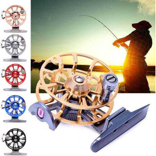  [아마존베스트]Lergo Full Metal Former Ice of Fishing Ultra Light Wheels Wheel Fly Fishing Reel Aluminium