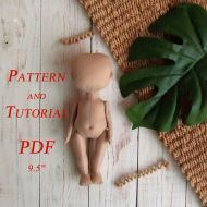 /LerikaDolls Doll Patterns - Rag Doll Pattern - Doll Pattern - Sewing Patterns - PDF Tutorial - Blank Doll Body - PDF Pattern - Sewing Tutorial