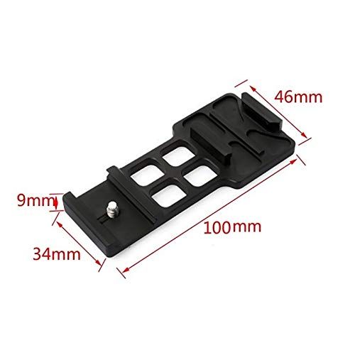  Letrino Aluminium Picatinny Weaver Gun Rail Mount Dirty Leopard Side Rail Mount for Go Pro HD HERO 4 +5 6 7 Session Camera