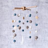 Lets Make Baby Crib Mobile Wooden Wind Chime Bed Bell,Nursery Mobile Crib Bed Bell Baby Bedroom Ceiling Wooden Beads Wind Chime Hanging