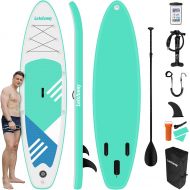 LetsFunny Paddle Boards, Inflatable Stand Up Paddle Board 106x31x6 Premium SUP Stand-Up Paddleboards, Non-Slip Deck Stand Boat for All Skill Levels Youth & Adults