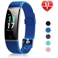 [아마존 핫딜]  [아마존핫딜]Letsfit Fitness Tracker, Activity Tracker Watch with Heart Rate Monitor, Waterproof IP68 Smart Watch with Step Counter, Calorie Counter, Call & SMS Pedometer Watch for Women Men Ki