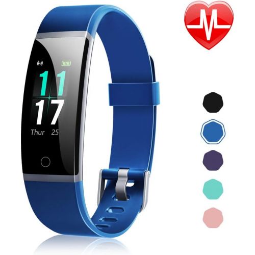  [아마존 핫딜]  [아마존핫딜]Letsfit Fitness Tracker, Activity Tracker Watch with Heart Rate Monitor, Waterproof IP68 Smart Watch with Step Counter, Calorie Counter, Call & SMS Pedometer Watch for Women Men Ki