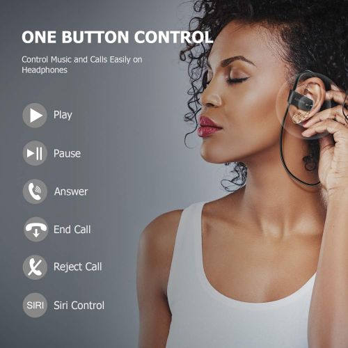  [아마존 핫딜]  [아마존핫딜]Bluetooth Headphones, Letsfit Wireless Headphones, IPX7 Waterproof Sports Earphones for Gym Running, HD Stereo Headset w/Mic, 8 Hours Battery Noise Cancelling Bluetooth Earbuds (Bl