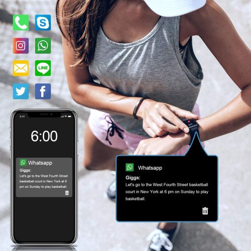 [아마존핫딜][아마존 핫딜] Letsfit Smart Watch, Fitness Tracker with Heart Rate Monitor, Activity Tracker with 1.3 Touch Screen, IP68 Standard Pedometer Smartwatch with Sleep Monitor, Step Counter for Kids,