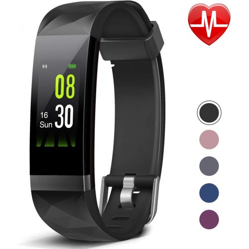  [아마존 핫딜] Letsfit Fitness Tracker HR, Activity Tracker Color Screen, Heart Rate Monitor, Sleep Monitor, Step Counter, Calorie Counter, Pedometer IP68 Smartwatch for Women Men
