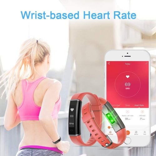  Letsfit Fitness Tracker with Heart Rate Monitor, Pedometer Watch, Waterproof Smart Watch Activity Tracker with Step Counter, Sleep Monitor, Step Tracker for Kids Women and Men