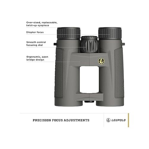  Leupold BX-4 Pro Guide HD Binoculars, 12x50mm, Shadow Gray (172675)