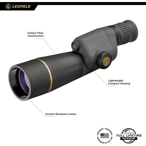  Leupold 120375 GR Compact Spotting Scope, Shadow Gray, 15-30 x 50mm