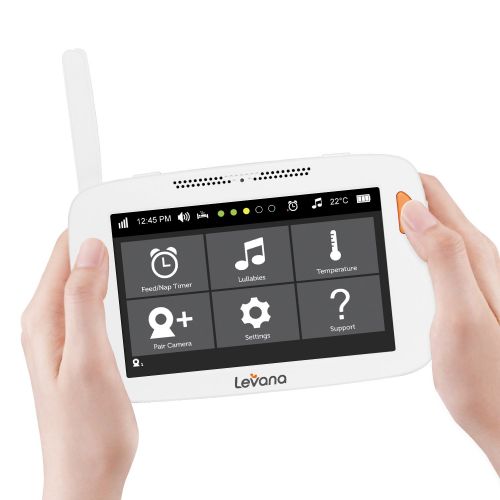  Levana Mylo 5inch Hi-Resolution Touchscreen Baby Monitor with PTZ Camera