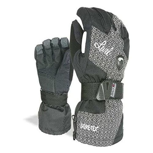  LEVEL Level Half Pipe GTX Womens Snowboard Protective Gloves with GoreTex, BioMex Wrist Guards, ThermoPlus Liner