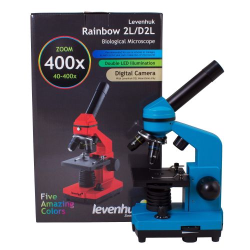  Levenhuk Rainbow 2L Azure Kids Microscope by Levenhuk