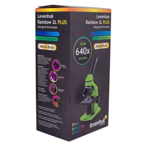  Levenhuk Rainbow 2L PLUS Amethyst Kids Microscope by Levenhuk