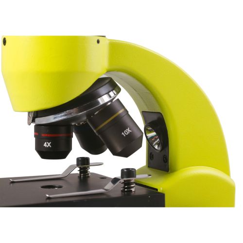  Levenhuk Rainbow 50L PLUS Lime Student Microscope by Levenhuk
