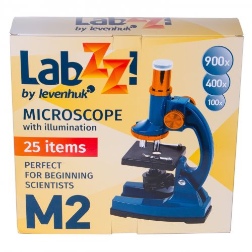  Levenhuk LabZZ M2 Blue Plastic Kids Microscope by Levenhuk