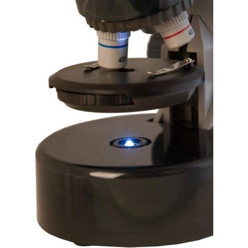  [아마존베스트]Levenhuk LabZZ M101 Moonstone Microscope for Kids with Experiment Kit  Choose Your Favorite Color