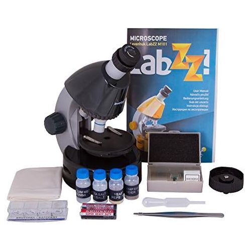  [아마존베스트]Levenhuk LabZZ M101 Moonstone Microscope for Kids with Experiment Kit  Choose Your Favorite Color