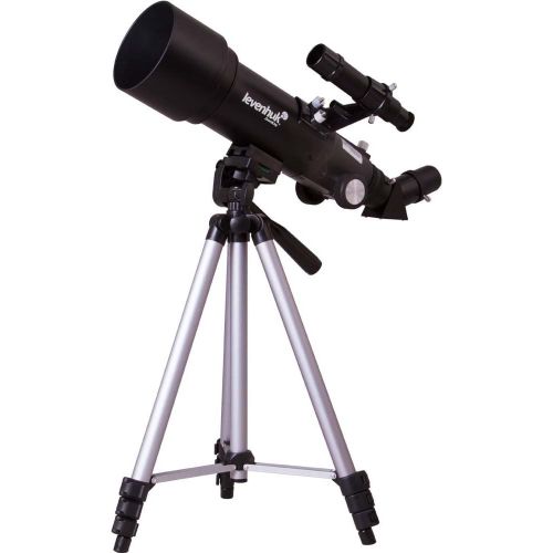  Levenhuk Skyline Portable Travel 70 Refractor Telescope with Backpack  Compact & Lightweight