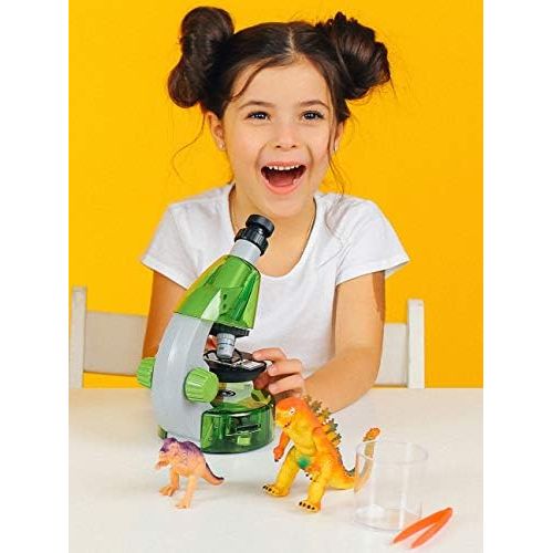  Levenhuk LabZZ M101 Lime Microscope for Kids with Experiment Kit  Choose Your Favorite Color